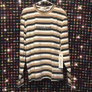 nwt fall vtg stripe guess L/s